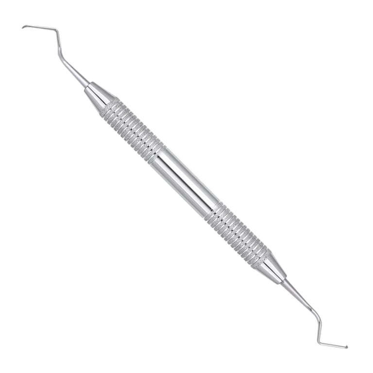 Air Series Double-Ended Stainless Steel #17/18 Mini Gracey Curette, 1/Pk. Designed for scaling