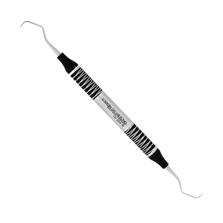 Air Series Double-ended #7/8 Gracey Curette, 3/8" Black (TiN) Handle, Stainless Steel, 1/Pk