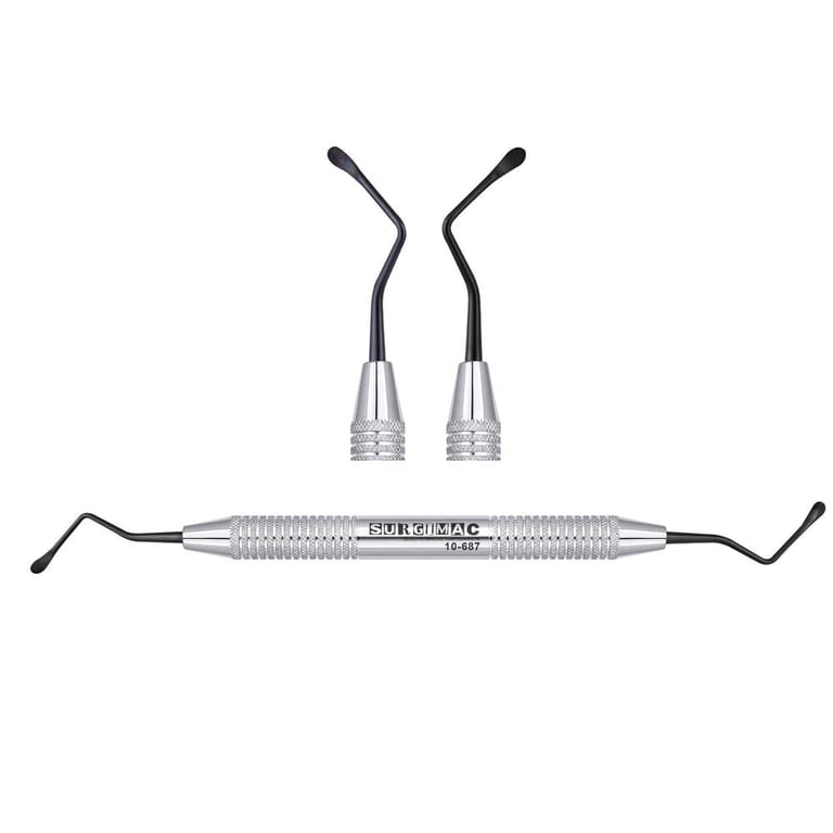 Air Series Double-Ended Stainless Steel #87 Lucas Curette, Smooth, 3.5mm, Black(TiN) Tips, 1/Pk