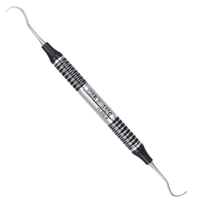 Air Series #17S/18S McCall Curette, Black (TiN) Stainless Steel Handle, 1/Pk