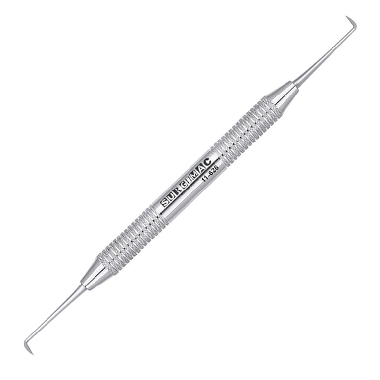 Air Series #0/00 Stainless Steel Morse Scaler, Double-Ended, 1/Pk. Mounted on an ultra-lightweight
