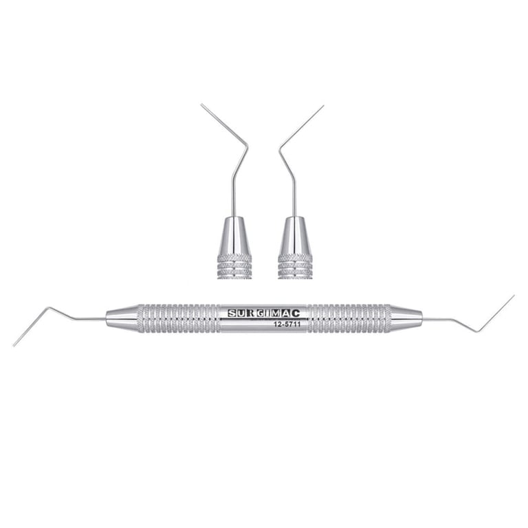 Air Series Double-Ended #5/7 Root Canal Plugger, Stainless Steel, 1/Pk. Designed to pack and seal