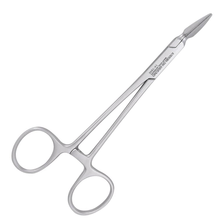 Air Series Stainless Steel 45˚ Steiglitz Forcep, Smooth, 13.5cm, 1/Pk. Designed to grasp