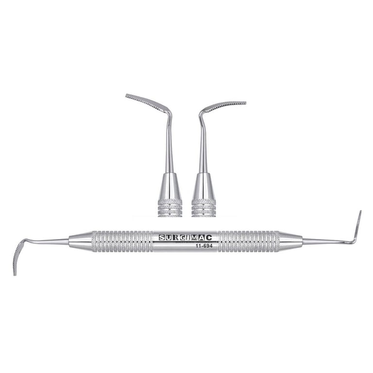 Air Series Stainless Steel Double-Ended #9/10 Schluger Periodontal File, Curved, 1/Pk