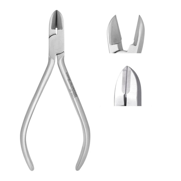 MacOrtho 15° Angled Hard Wire Cutter, Stainless Steel, 1/Pk. Designed for easy access in posterior