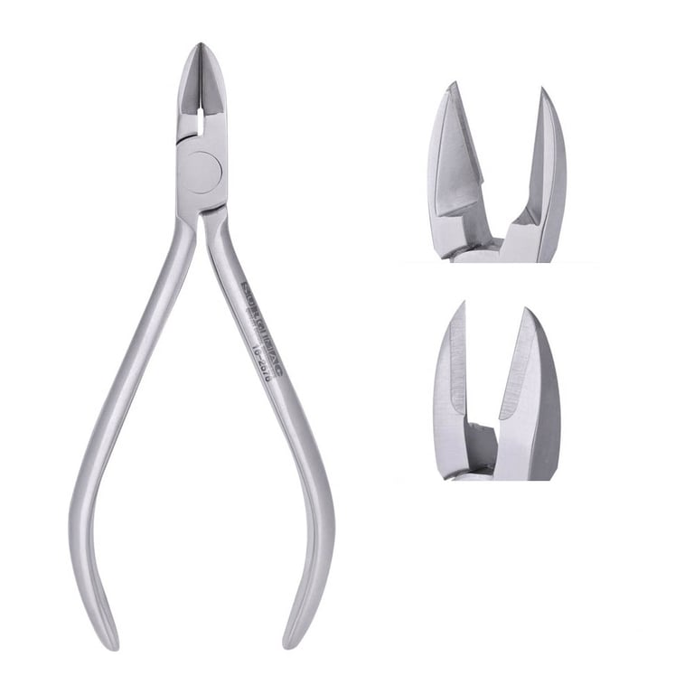 MacOrtho 15° Angled Micro-Mini Pin & Ligature Cutter, Stainless Steel, 1/Pk