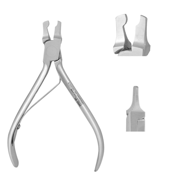 MacOrtho Band Crimping Pliers with Spring, Stainless Steel, 1/Pk. Features a spring mechanism