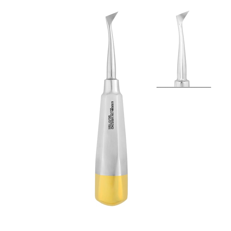 Air Series #25 Medium Cryer Elevator, Right - Gold, Stainless Steel, 1/Pk. Designed to loosen