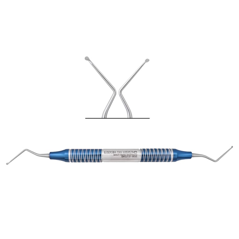 Air Series #32L Excavator, Double-Ended, Blue, Stainless Steel, 1/Pk