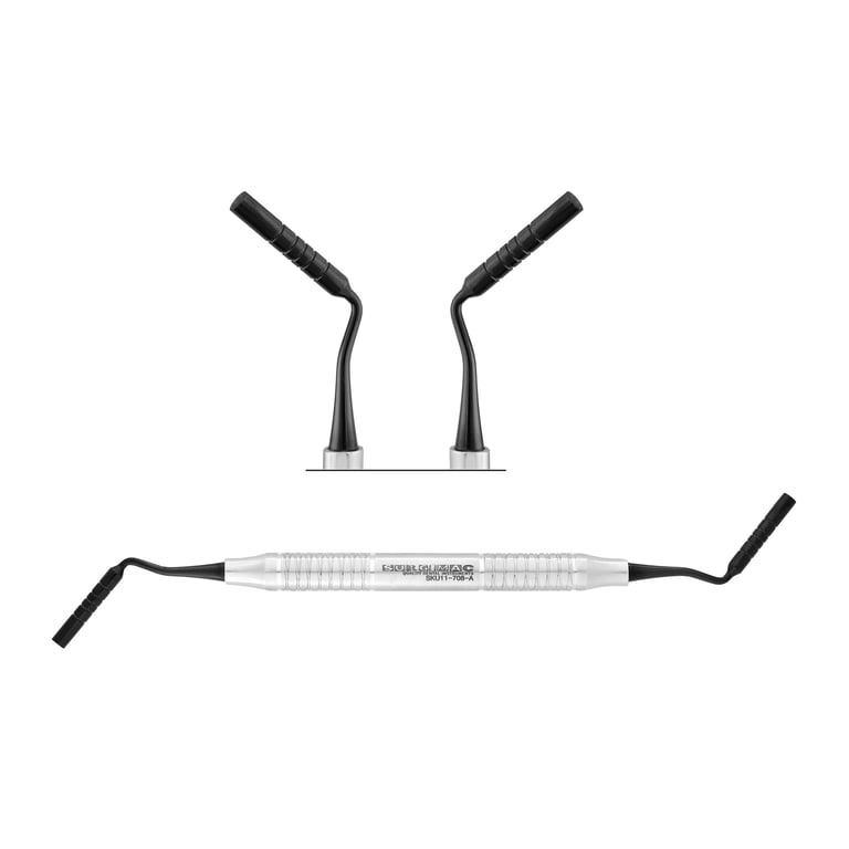 Air Series Grisdale Bone Condenser Instrument 8-10-13-15-18 mm with Black (TiN) Tips, 1/Pk