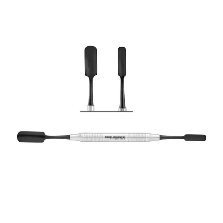 Air Series Bone Graft Scoop with Black (TiN) Tips, 1/Pk. Designed for transferring bone graft