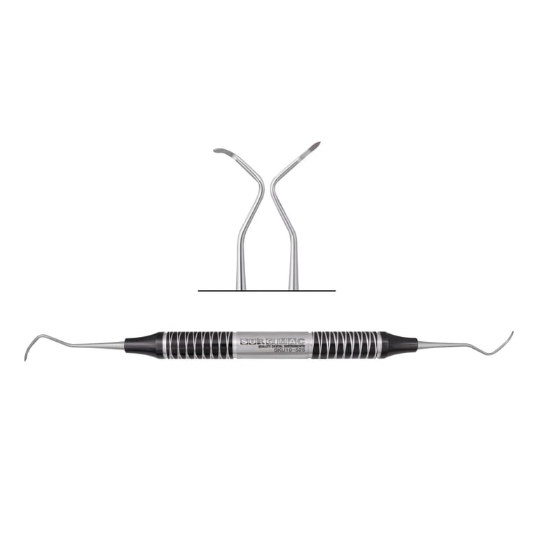 Air Series #13/14 McCall Curette, Black (TiN) Stainless Steel Handle, 1/Pk. Designed for removing