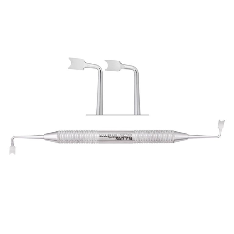 Air Series Flashing Crown Remover, Double-Ended, Stainless Steel, 1/Pk. Ideal for removing