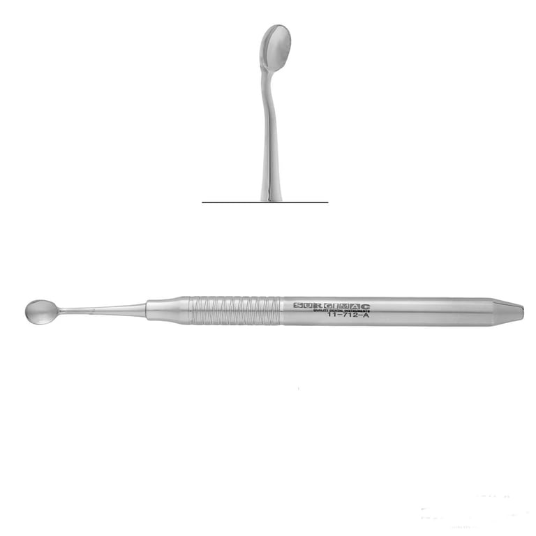 Air Series Bone Carrying Curette, 7mm, 1/Pk. Surgical instrument for bone grafting