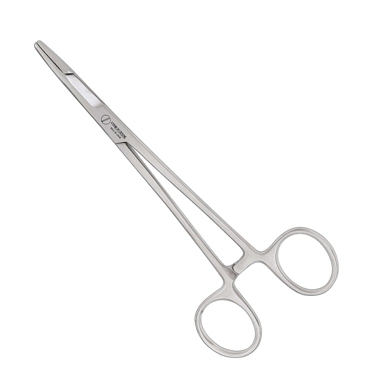 Eco Series Stainless Steel 6.5" Needle Holder with Scissors, Olsen-Hegar, 1/Pk. Designed