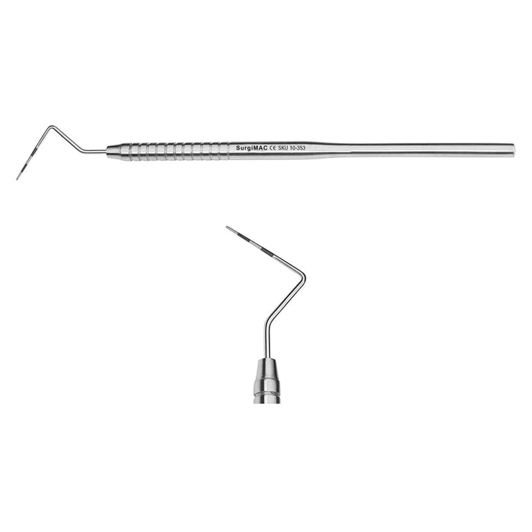 Eco Series Single-Ended CP-12 Probe, Stainless Steel, 1/Pk. Features color-coated markings