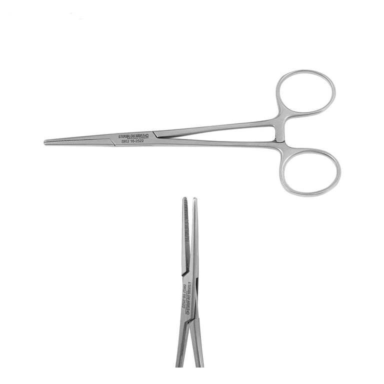 Eco Series 5.5" Straight Hemostats, Standard, 1/Pk