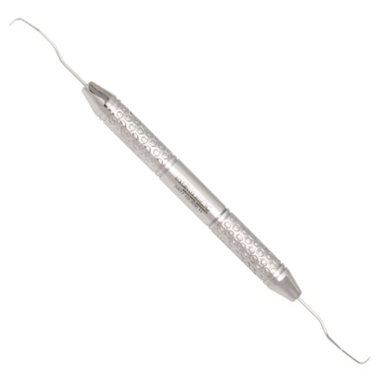 Hexa Series Double-Ended #11/12 Gracey Curette, Stainless Steel, 1/Pk. Designed for removing