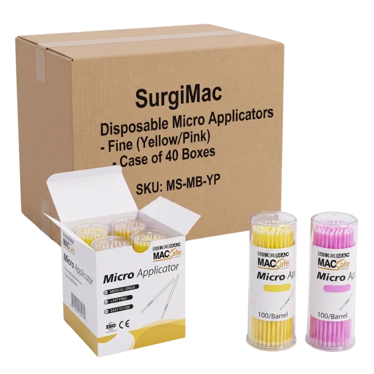 MacSafe 1.5mm Fine Micro Applicator, Assorted Colors, 400/Bx, Case of 40. Carries bonding agent