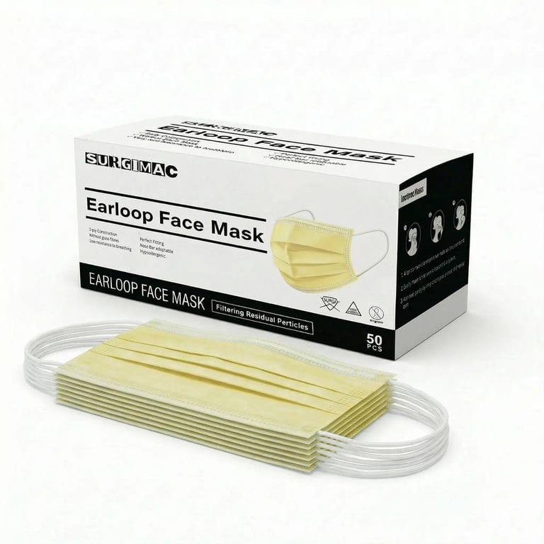MacSafe ASTM Level 1 Ear-Loop Procedure Mask, BFE