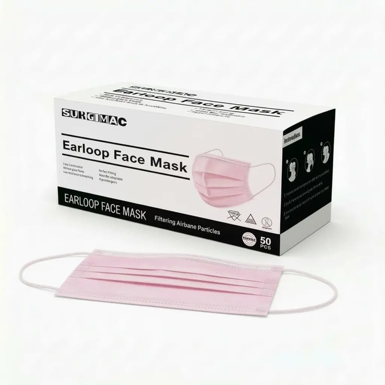 MacSafe ASTM Level 1 Ear-Loop Procedure Mask, BFE