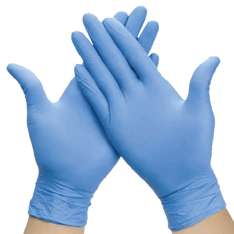 MacSoft Nitrile Exam Gloves, Chemo Tested, Blue, Large, 200/Box