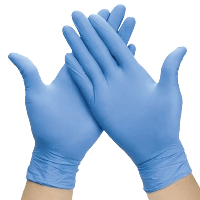 MacSoft Nitrile Exam Gloves, Chemo Tested, Blue, Medium, 200/Box