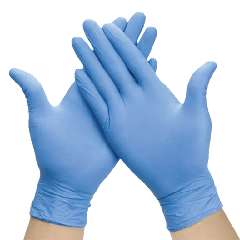 MacSoft Nitrile Exam Gloves, Chemo Tested, Blue, Small, 200/Box