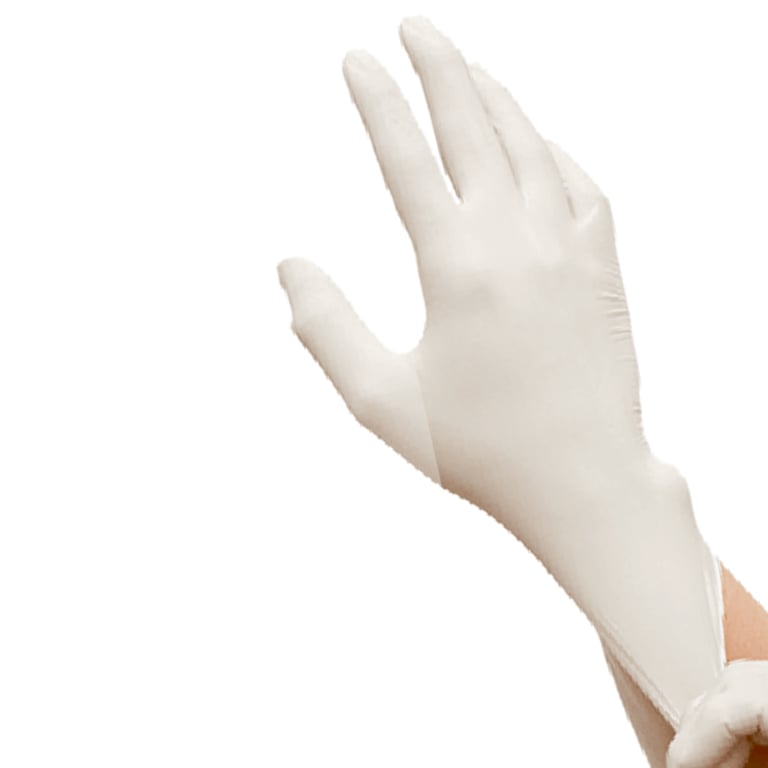 MaxTouch Powder Free Latex Exam Gloves, Small, White, 100/Box, Case of 10 Boxes. Suitable