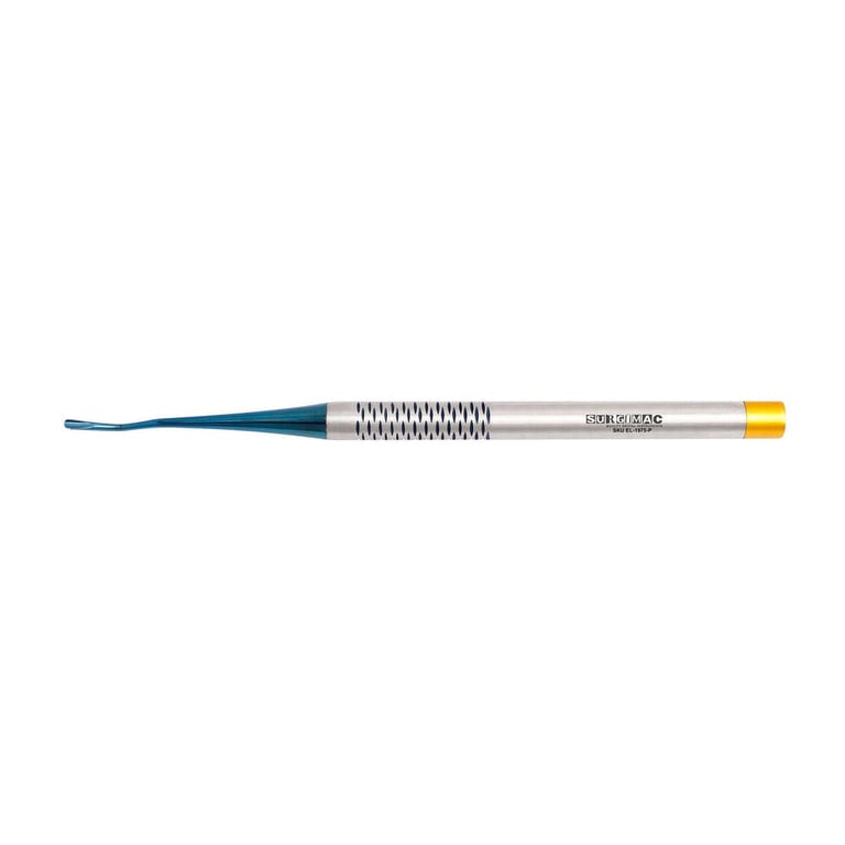 Pro Series PDL 5 Luxating Elevator, 3mm Backward Angle Curved, Serrated Blue (TiN) Tips, 1/Pk