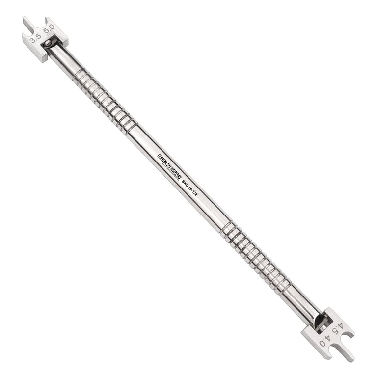 Pro Series 3.5 - 5.0mm Stainless Steel Bracket Height Gauge, 1/Pk. Provides balanced weight