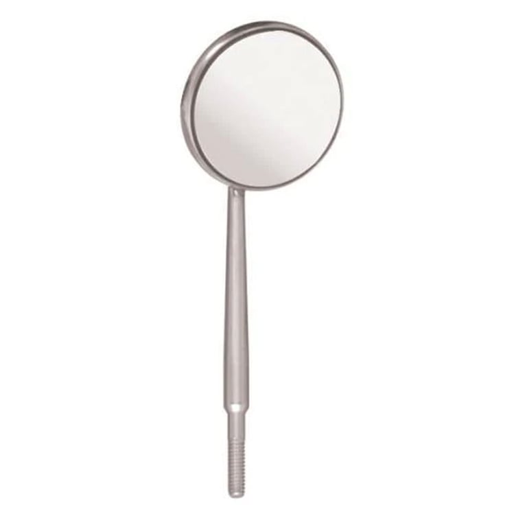 Pro Series #3 Front-Surface Mirror Head, Simple Stem, Stainless Steel, 12/Box. Cone socket