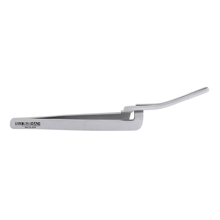 Pro Series Miller Articulating Paper Forceps, Curved Serrated, Stainless Steel, 1/Pk. Designed