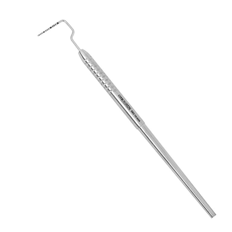 Slim Series UNC 15 Stainless Steel Posterior Offset Single-Ended Probe, 1/Pk. Designed