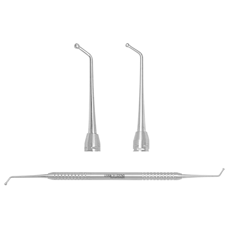 Slim Series #26/27S Double-Ended Ball Burnisher, Stainless Steel Handle, 1/Pk