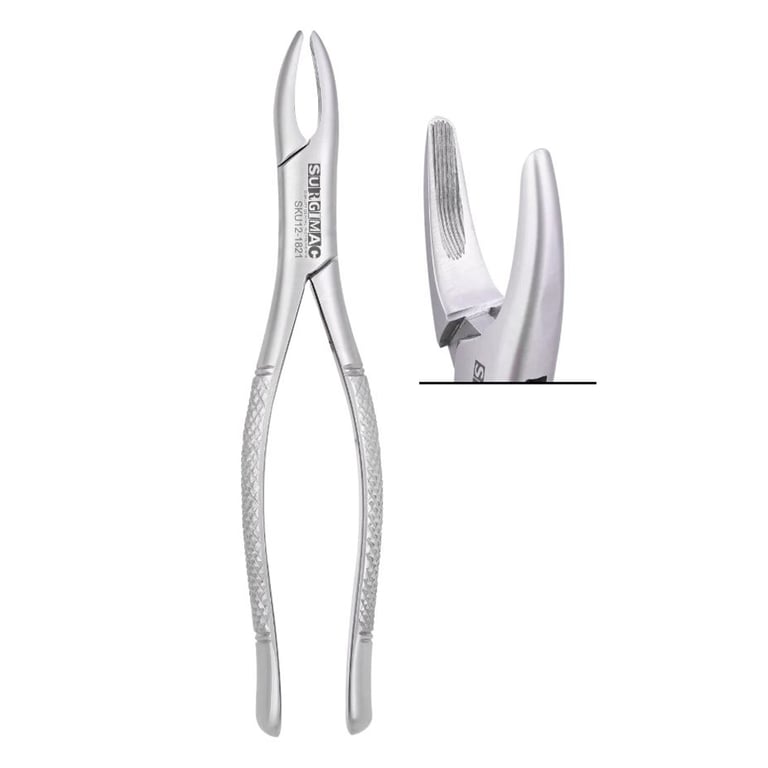 SurgiMac #1 Standard Pedo Extraction Forceps, 1/Pk. Upper incisors and canines forceps designed