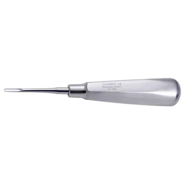 SurgiMac #301 Apexo elevator with #510 handle, 1/Pk. 420 stainless steel