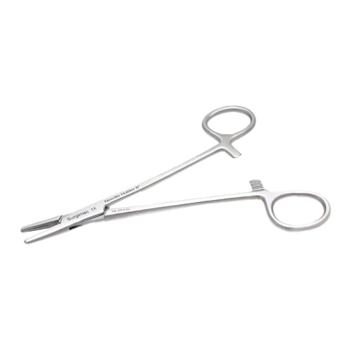 SurgiMac Needle Holder 6" Mayo-Hegar Serrated Jaws. Holders are used to grasp and guide the needle