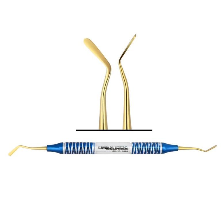 SurgiMac #6 Plastic Filling Instrument, Gold Tips with Blue Titanium Handle, 1/Pk