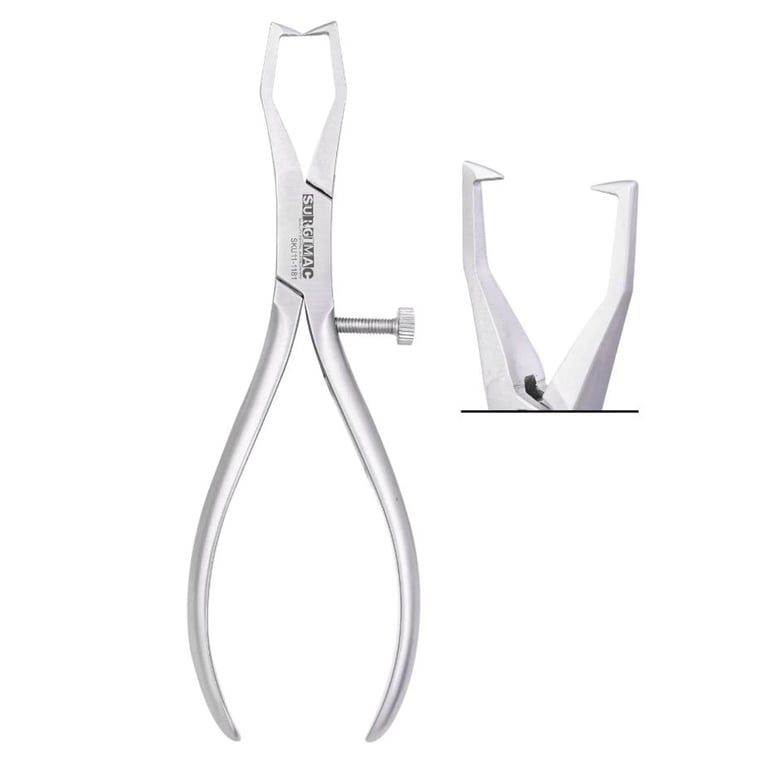 SurgiMac Baade Crown and Band Removing Pliers, 1/Pk. Designed for manual removal of permanent