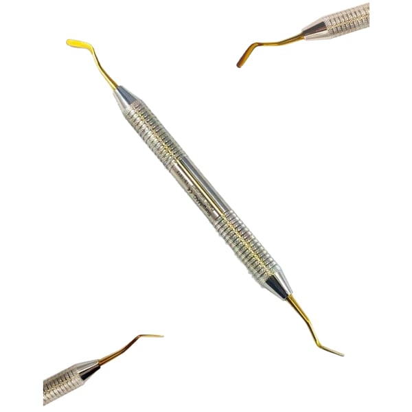 Air Series #6 Plastic Filling Instrument with Gold Tips 1/Pk. Double-Sided Placement Instrument