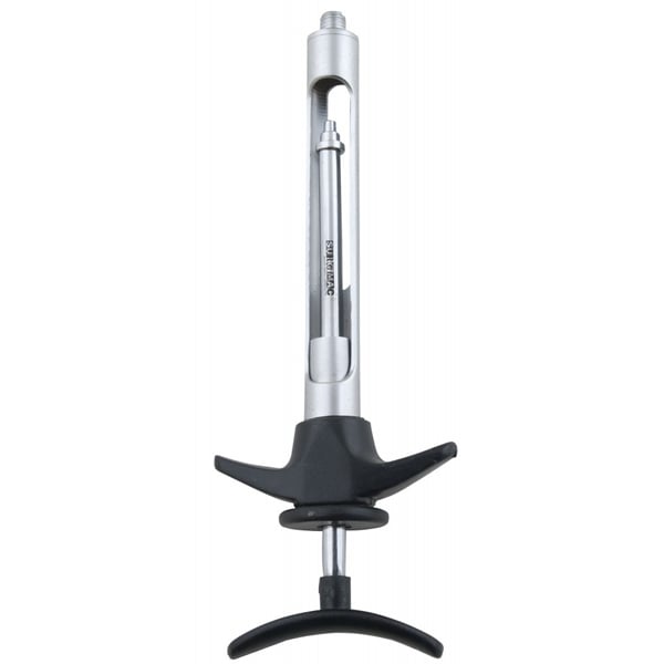 SurgiMac 1.8ml Self-Aspirating Syringe, 1/Pk. Black Saddle-Grip Silicone Handle. Lightweight