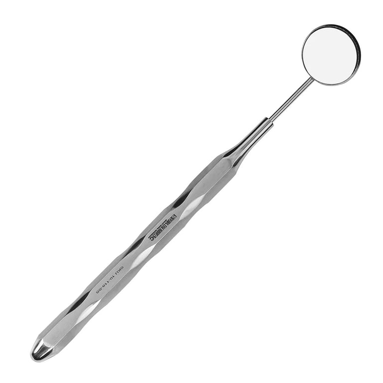 SurgiMac #5 Front Surface Mirror, Simple Stem, 1/Pk. Features an ergonomic handle