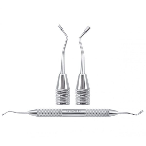 SurgiMac Amalgam Plugger/Condenser, Double Ended, Serrated, 1/Pk. Mac Air Series hollow handle