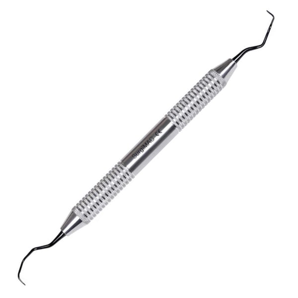 SurgiMac #17/18 Gracey Curette, 1/Pk. Double-Ended with Black Coated Tips. Smaller Blade