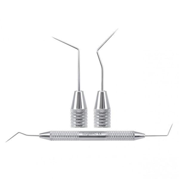 Air Series DG-16 Double Ended Endodontic Explorer, 1/Pk. Hollow handle. Made with German stainless