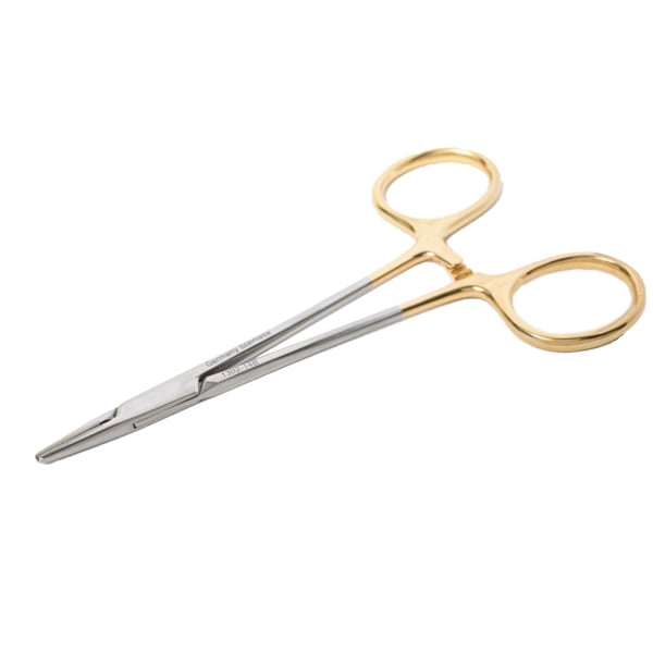 SurgiMac 5" Webster Needle Holder w/ Gold Handles