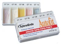 Autofit .04 Greater Taper Paper Points, Package of 100 Points