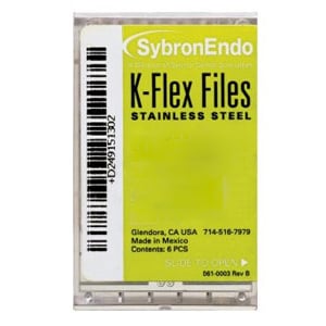 K-Flex Files #10 stainless steel file, 25 mm, box of 6 files
