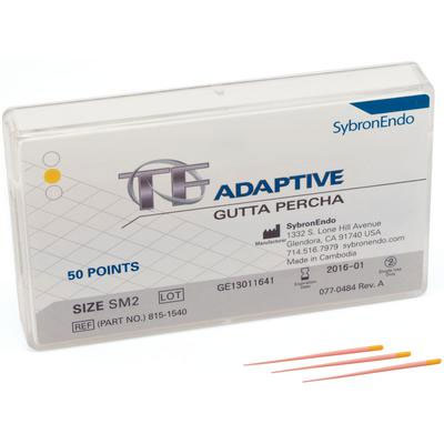 TF Adaptive Gutta Percha - Small, Yellow SM2 50/Pk. Gutta Percha is made specifically for matching